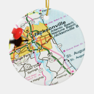 Jacksonville, Florida Keramisch Ornament