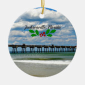 Jacksonville, Florida Kerstversiering Keramisch Ornament (Voorkant)