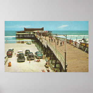 Jacksonville, Florida PIER 1960 Poster