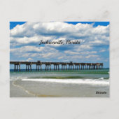 Jacksonville, Florida Pier Briefkaart (Achterkant)