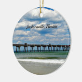Jacksonville, Florida Pier foto Keramisch Ornament (Links)