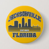 Jacksonville, Florida Ronde Button 7,6 Cm (Voorkant)