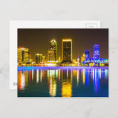 Jacksonville Florida skyline Langs de rivier Briefkaart (Voorkant / Achterkant)