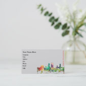 JACKSONVILLE, FLORIDA SKYLINE SP - VISITEKAARTJE (Staand voorkant)