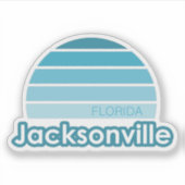 Jacksonville Florida Sticker (Voorkant)