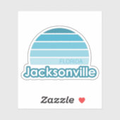 Jacksonville Florida Sticker (Vel)