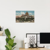 Jacksonville, Florida - Uitzicht buiten de stad Poster (Thuiskantoor)