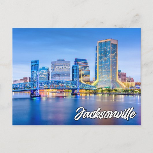 Jacksonville, Florida, Verenigde Staten Briefkaart (Voorkant)
