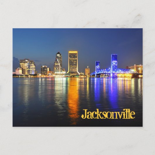 Jacksonville, Florida, VS Briefkaart (Voorkant)