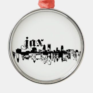 Jacksonville JAX gaat door met je stad Metalen Ornament