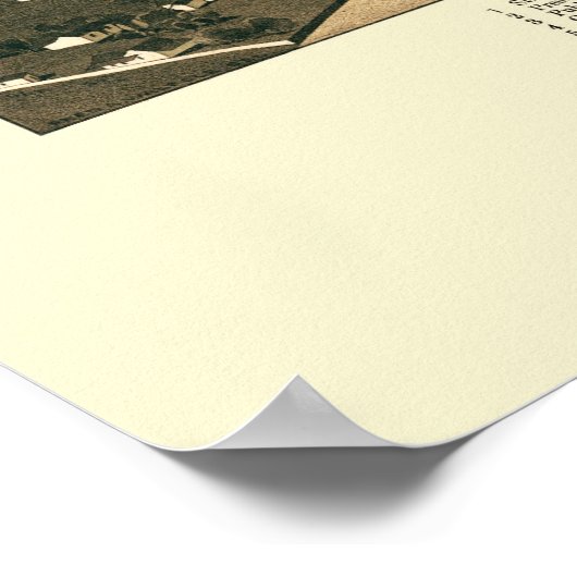 Jacksonville, OR Panoramic Map - 1883 Poster (Hoek)