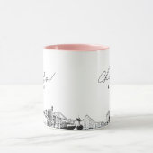 Jacksonville Personnalisé Mariage café Mug (Centre)