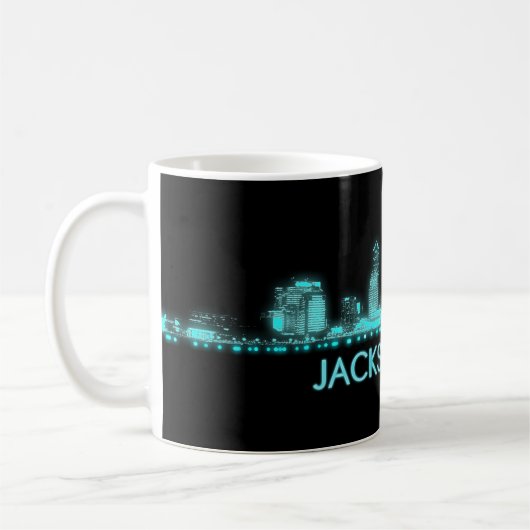 Jacksonville Skyline Koffiemok (Links)
