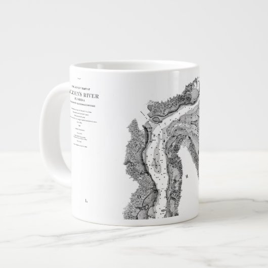 Jacksonville-St John's River 1856 tasse à café (Devant gauche)