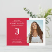 Jacksonville State University Afstuderen Aankondiging (Staand voorkant)