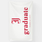 Jacksonville State University Afstuderen Spandoek (Verticaal)