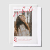 Jacksonville State University Afstuderen Vellum Uitnodigingen (Offset)