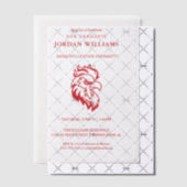 Jacksonville State University Afstuderen Vellum Uitnodigingen (Offset (Uitnodiging))