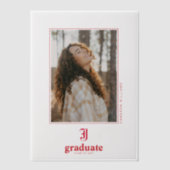 Jacksonville State University Afstuderen Vellum Uitnodigingen (Voorkant)