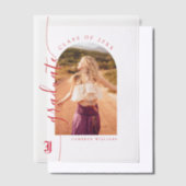 Jacksonville State University Afstuderen Vellum Uitnodigingen (Offset)