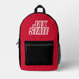 Jacksonville State University JAX STATE Logo Bedrukte Rugzak