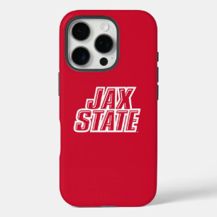 Jacksonville State University JAX STATE Logo iPhone 16 Pro Hoesje