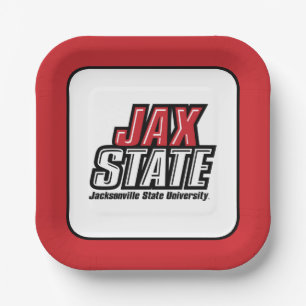 Jacksonville State University JAX STATE Logo Papieren Bordje