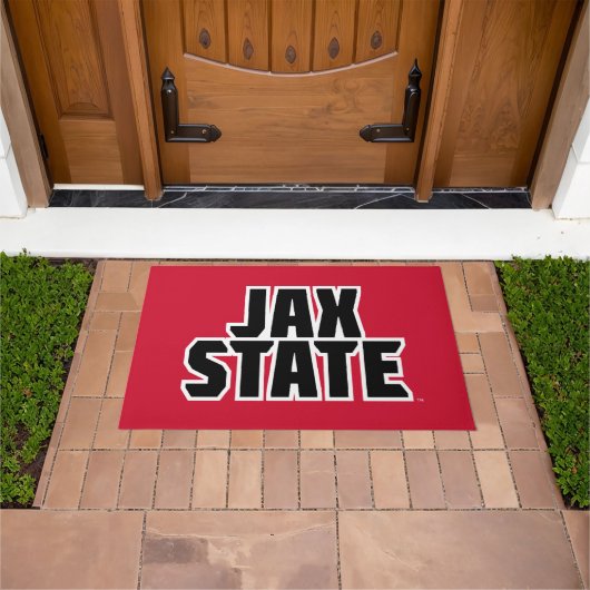 Jacksonville State University JAX STATE Vetgedrukt Deurmat (Buiten)