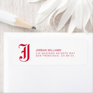 Jacksonville State University Klassieke JSU brief Etiket