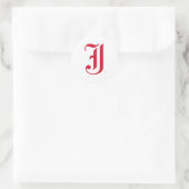 Jacksonville State University Klassieke JSU brief Ronde Sticker (Tas)