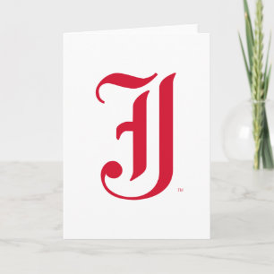 Jacksonville State University Klassieke JSU-letter Kaart