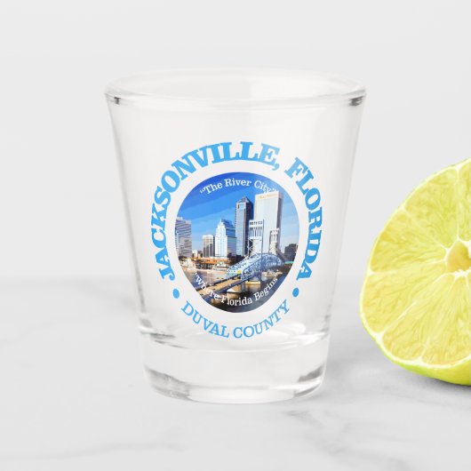 Jacksonville (steden) shot glas (Voorkant)