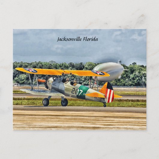 Jacksonville Vintage Florida Briefkaart (Voorkant)