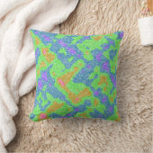 Jackuard Knitting Pattern Throw Pillow Kussen (Deken)