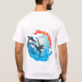 JackWagon Surfers™ T-Shirt (Achterkant)