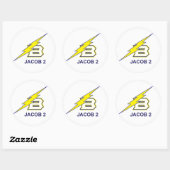 JACOB 2 RONDE STICKER (Vel)