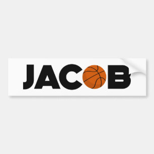 Jacob Basketball Bumpersticker