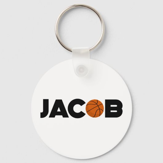 Jacob Basketball Sleutelhanger (Voorkant)