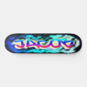 JACOB Customisé Graffiti Skateboard (Horz)