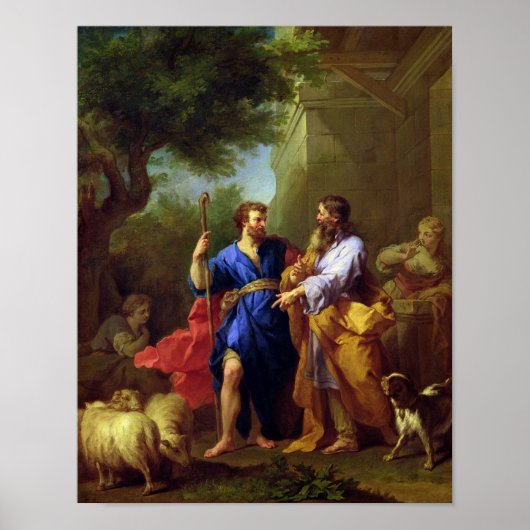 Jacob en Laban, vóór 1737 Poster (Voorkant)