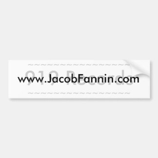 Jacob Fannin Bumpersticker