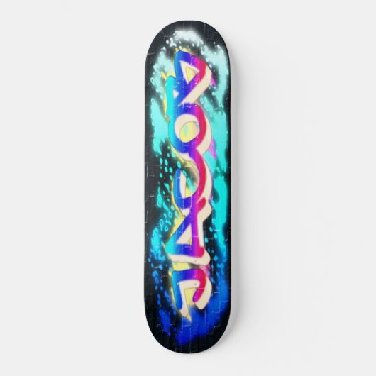 JACOB Gepersonaliseerd Graffiti Skateboard (Voorkant)