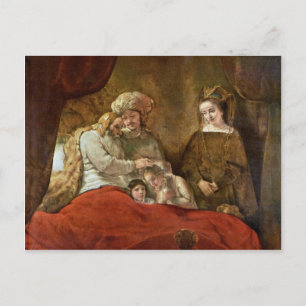 Jacob gooit de zons van Joseph Briefkaart