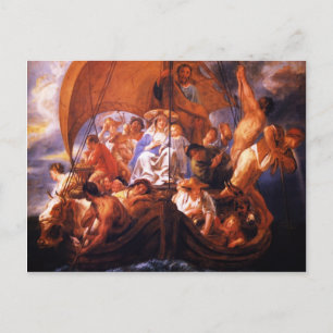 Jacob Jordaens - De Heilige Familie in een boot Briefkaart