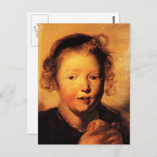 Jacob Jordaens - Kind Briefkaart (Voorkant / Achterkant)