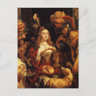 Jacob Jordaens - The Banquet of Cleopatra Briefkaart