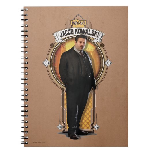JACOB KOWALSKI™ Art Deco Panel Notitieboek (Voorkant)