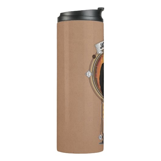 JACOB KOWALSKI™ Art Deco Panel Thermosbeker (Gedraaid links)