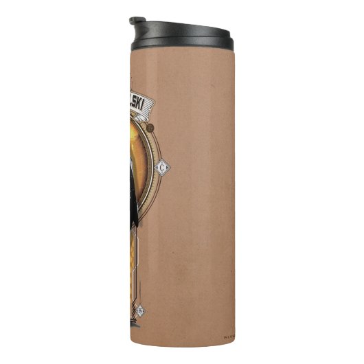 JACOB KOWALSKI™ Art Deco Panel Thermosbeker (Geroteerd rechts)