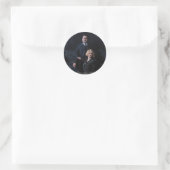 JACOB KOWALSKI™ en QUEENIE GOLDSTEIN™ Photo Ronde Sticker (Tas)